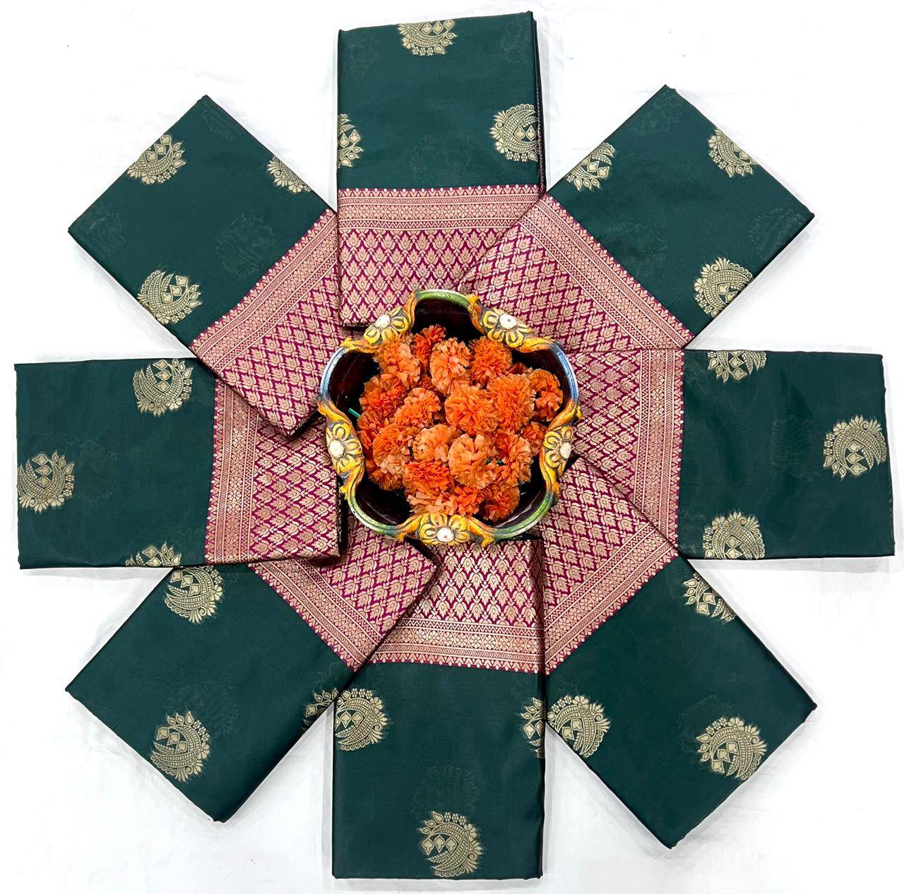 Soft Silk 6090 Lichi Silk Saree supplier for retail shops
